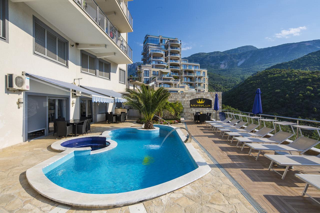 Montelux Apartments Budva Exterior foto